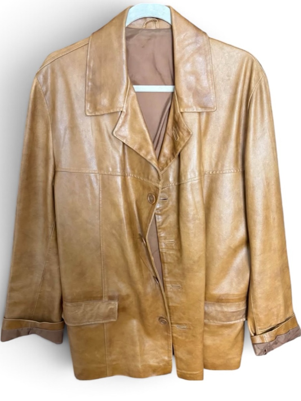 Vintage 1970’s Gerard Made in Italy Leather Coat